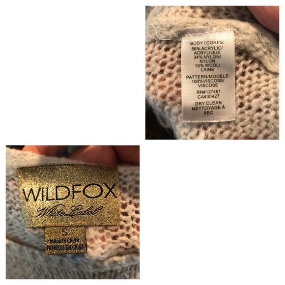 Wildfox Lennon distressed snowflake sweater - Picture 12 of 12